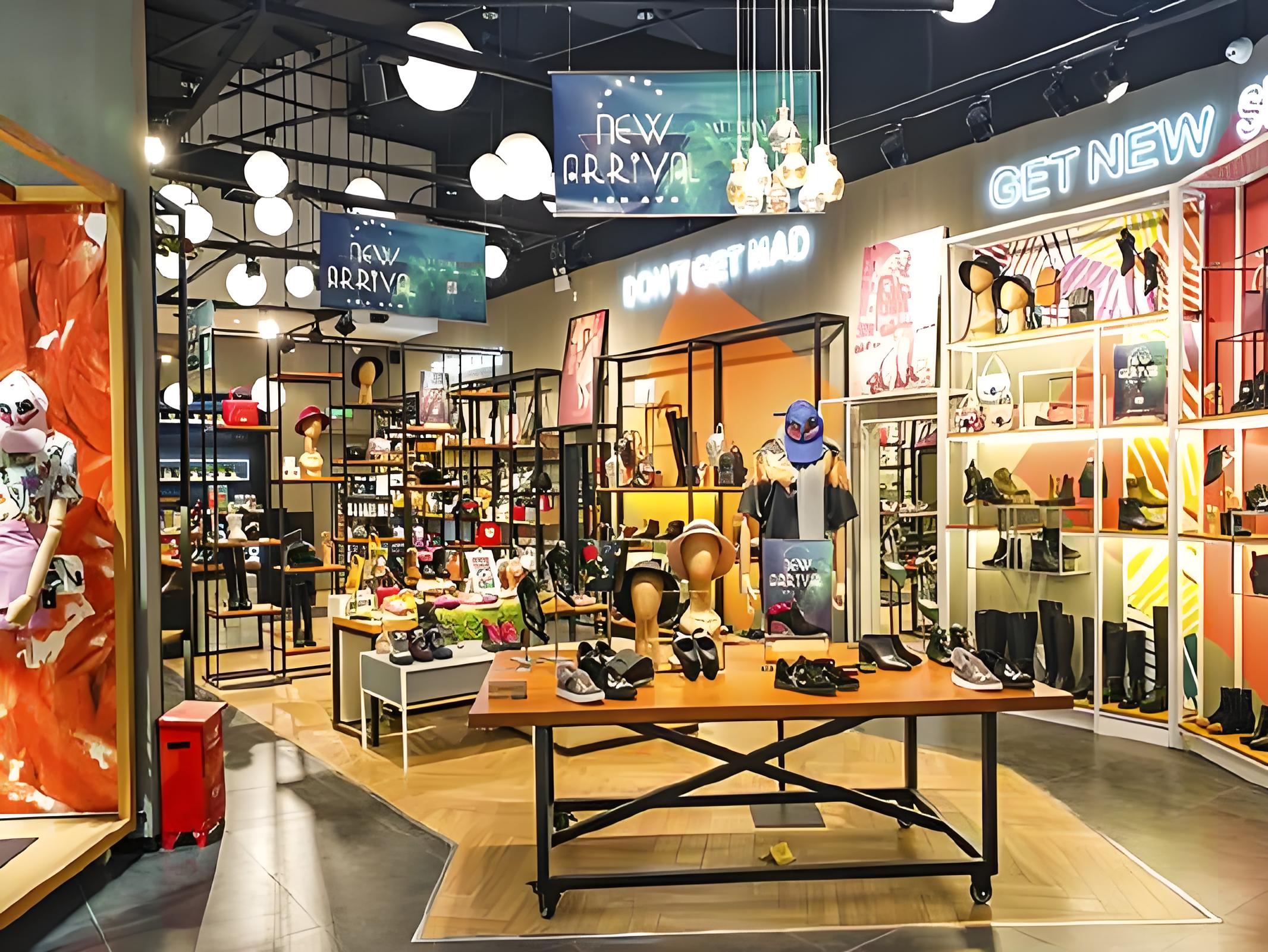 服装鞋帽店场景